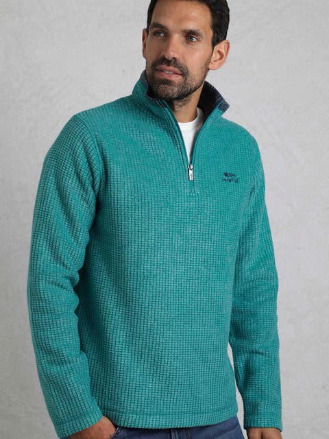 Newark 1/4 Zip Grid Fleece