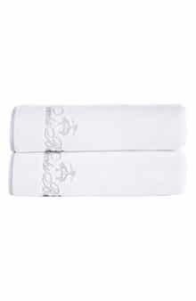 Brooks Brothers Contrast Frame Cotton Towel Set