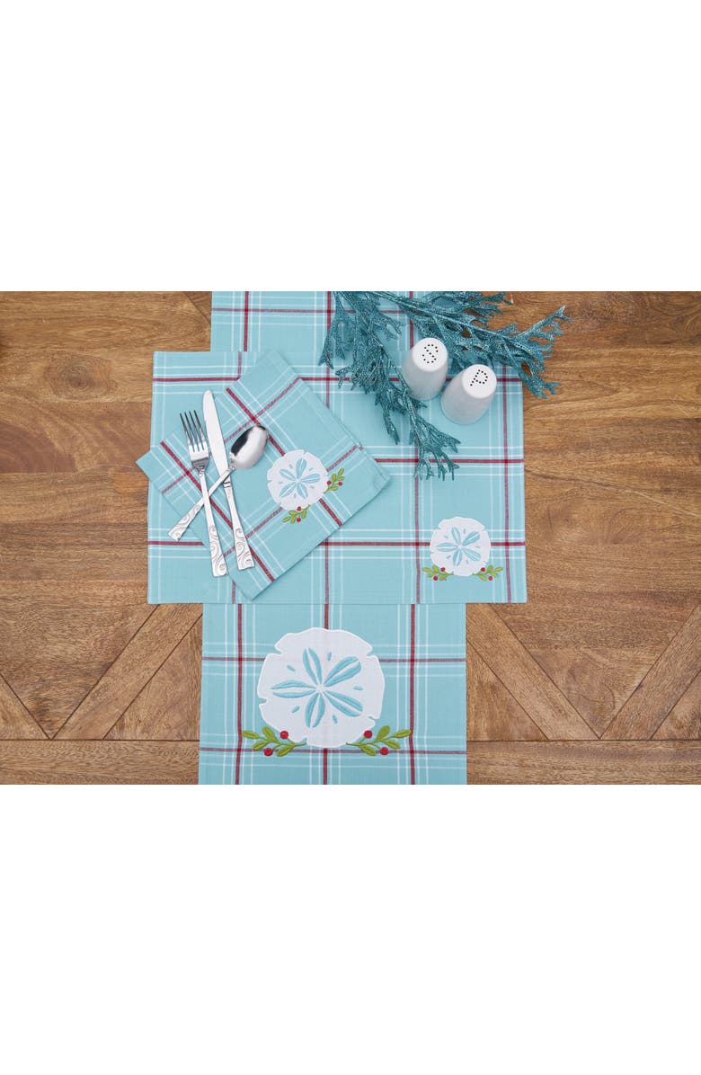 C&F Home A Coastal Holiday Napkins Set of 6, Alternate, color, Red