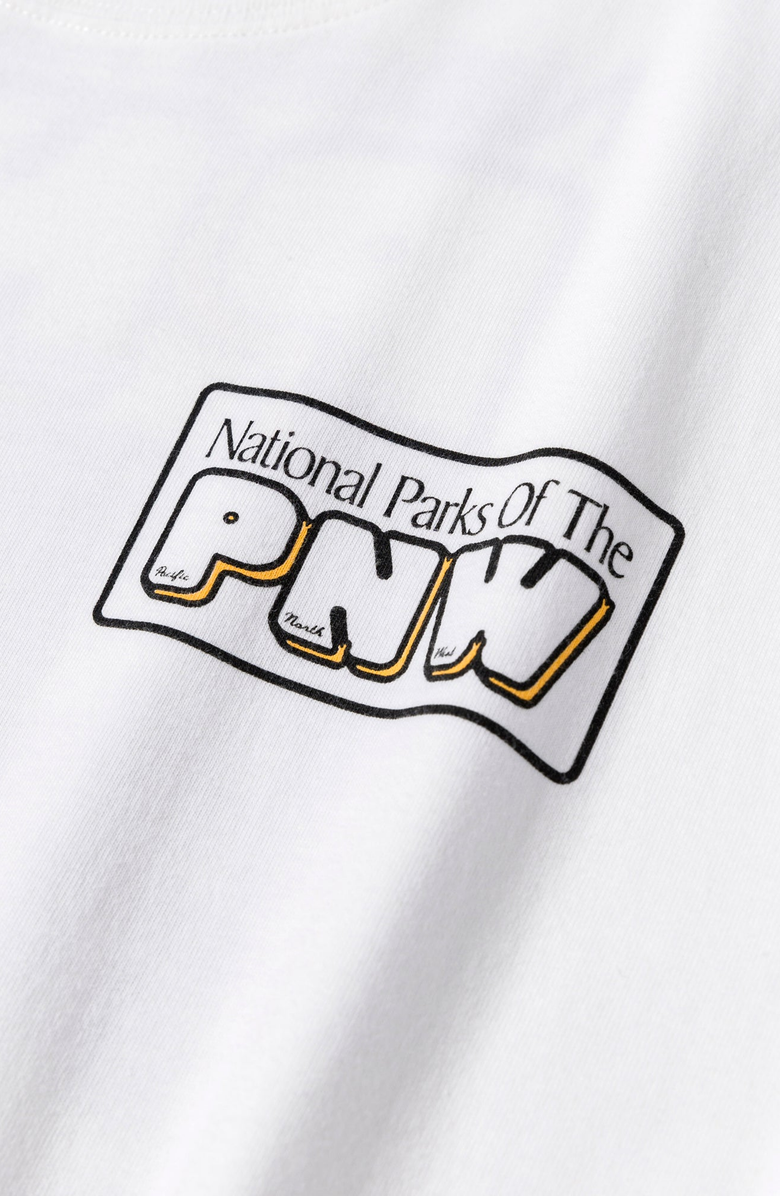 Parks Project Pacific Northwest Parks Tee, Alternate, color, Marshmallow