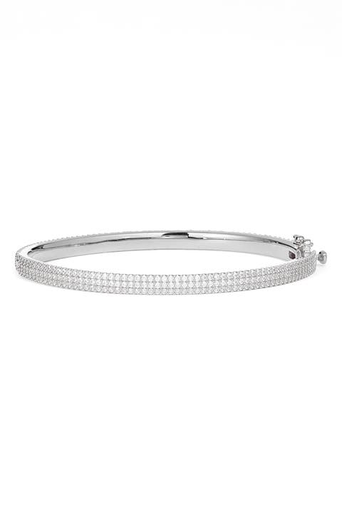 Pavé Cubic Zirconia Bangle