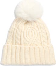 Treasure & Bond Cable Stitch Pom Beanie