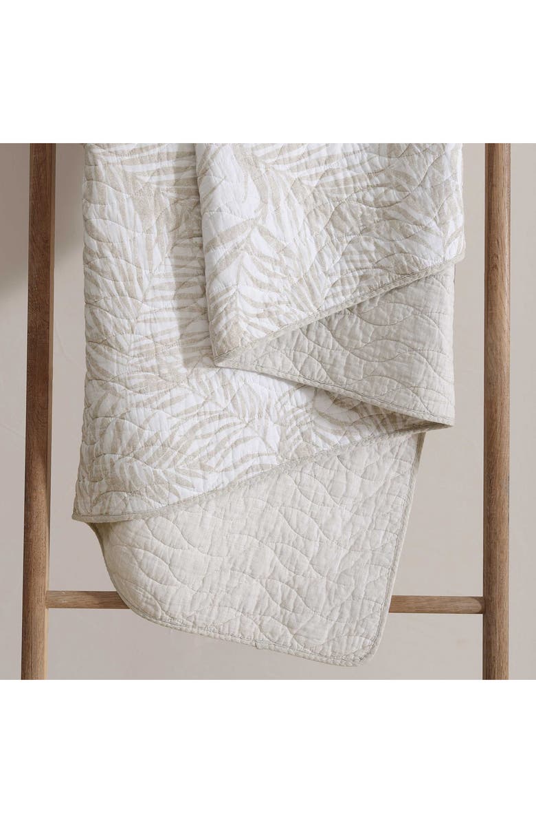 Tommy Bahama Palm Day Cotton Quilt & Sham Set, Alternate, color, Sand