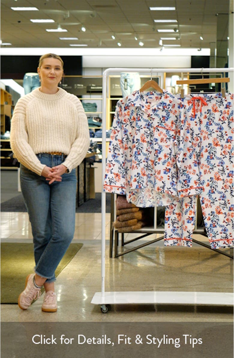 Harper Cosy Print Organic Cotton Pajamas, sales video thumbnail