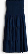 H&M Smocked Chiffon Skirt