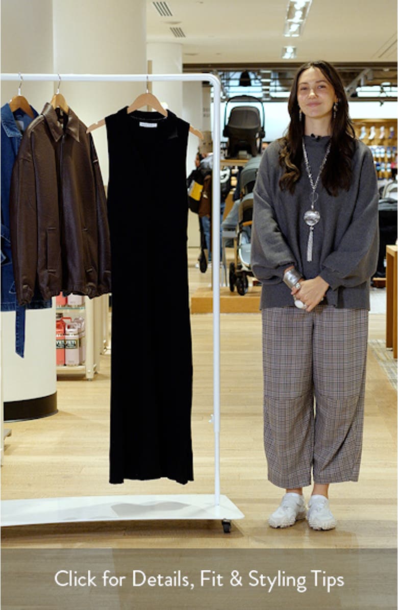 Mimi Rib Maxi Sweater Dress, sales video thumbnail