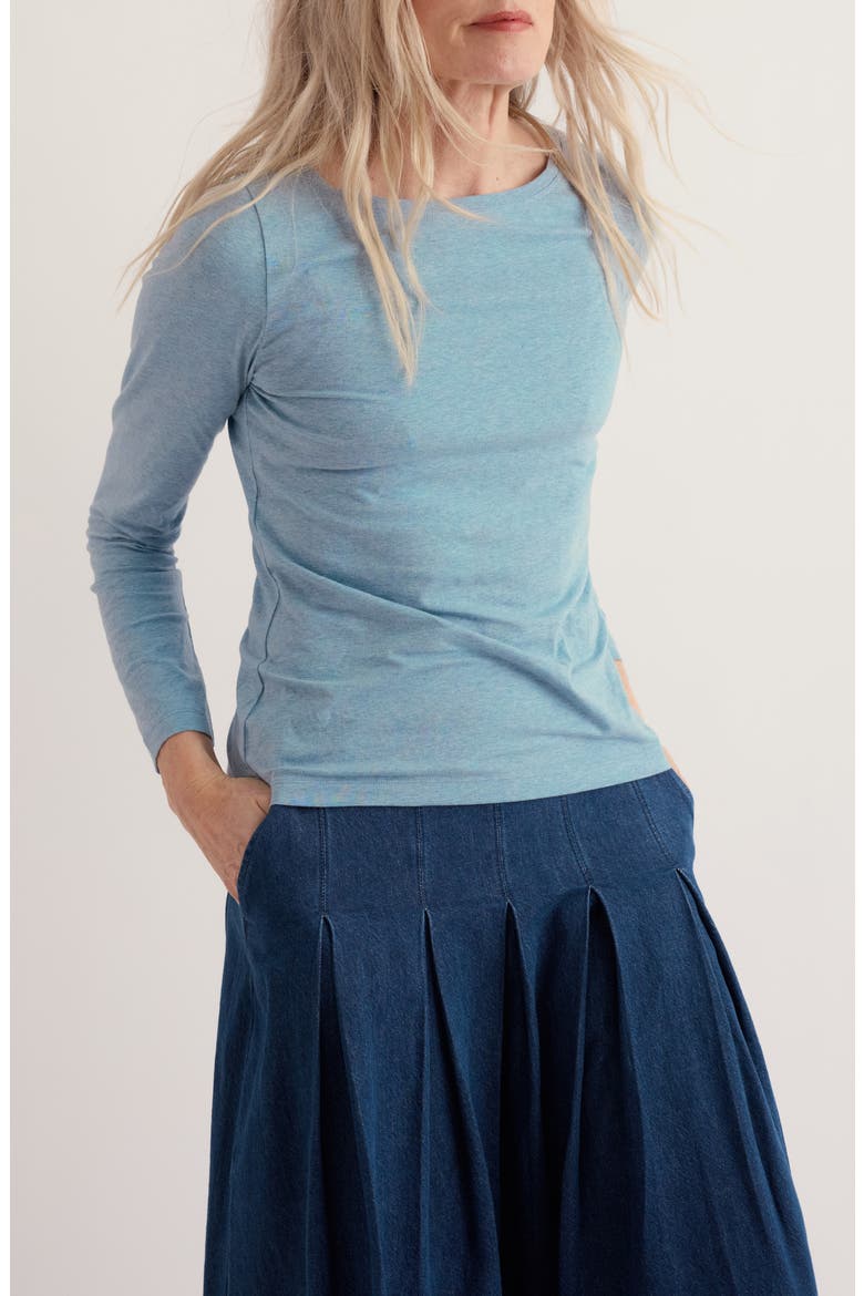 Easel Organic Cotton T-Shirt, Main, color, LICHEN