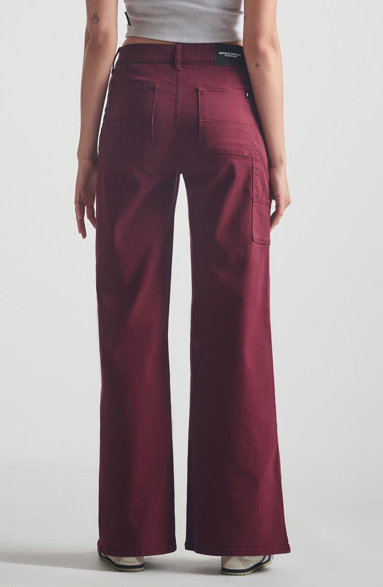 Brooklyn Industries Carpenter Pants, Alternate, color, Windsor Wine Colored Denim