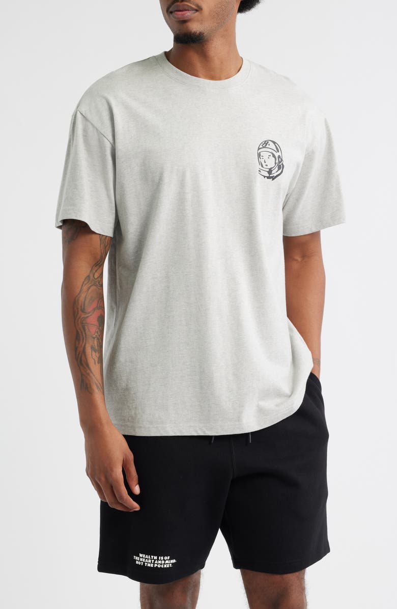 Billionaire Boys Club BB Helmet Graphic T-Shirt, Main, color, Heather Grey