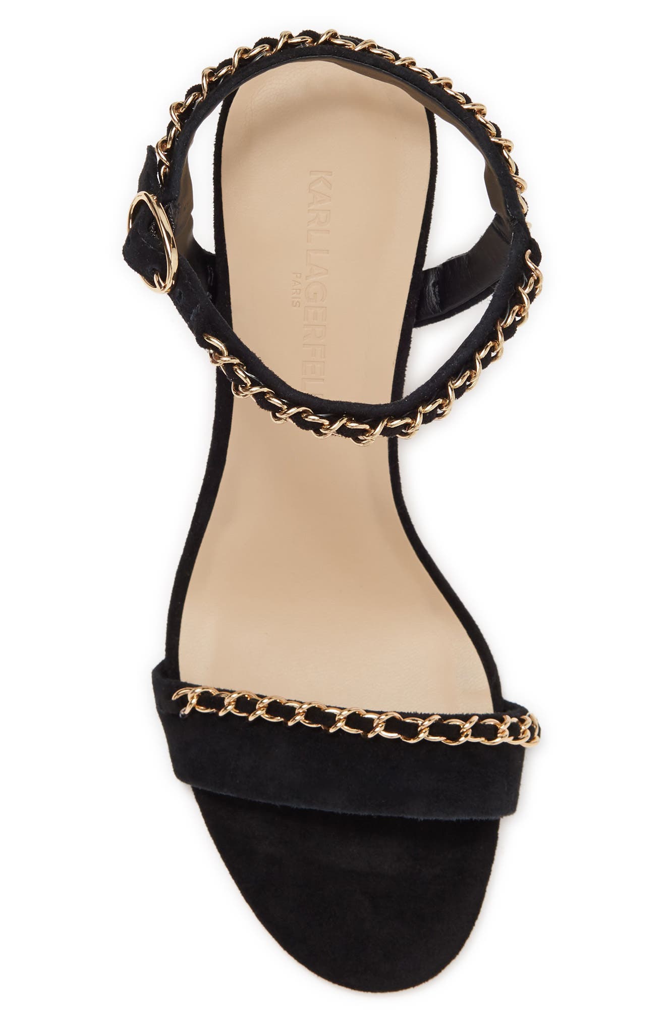 KARL LAGERFELD PARIS Daisy Sandal, Alternate, color, 