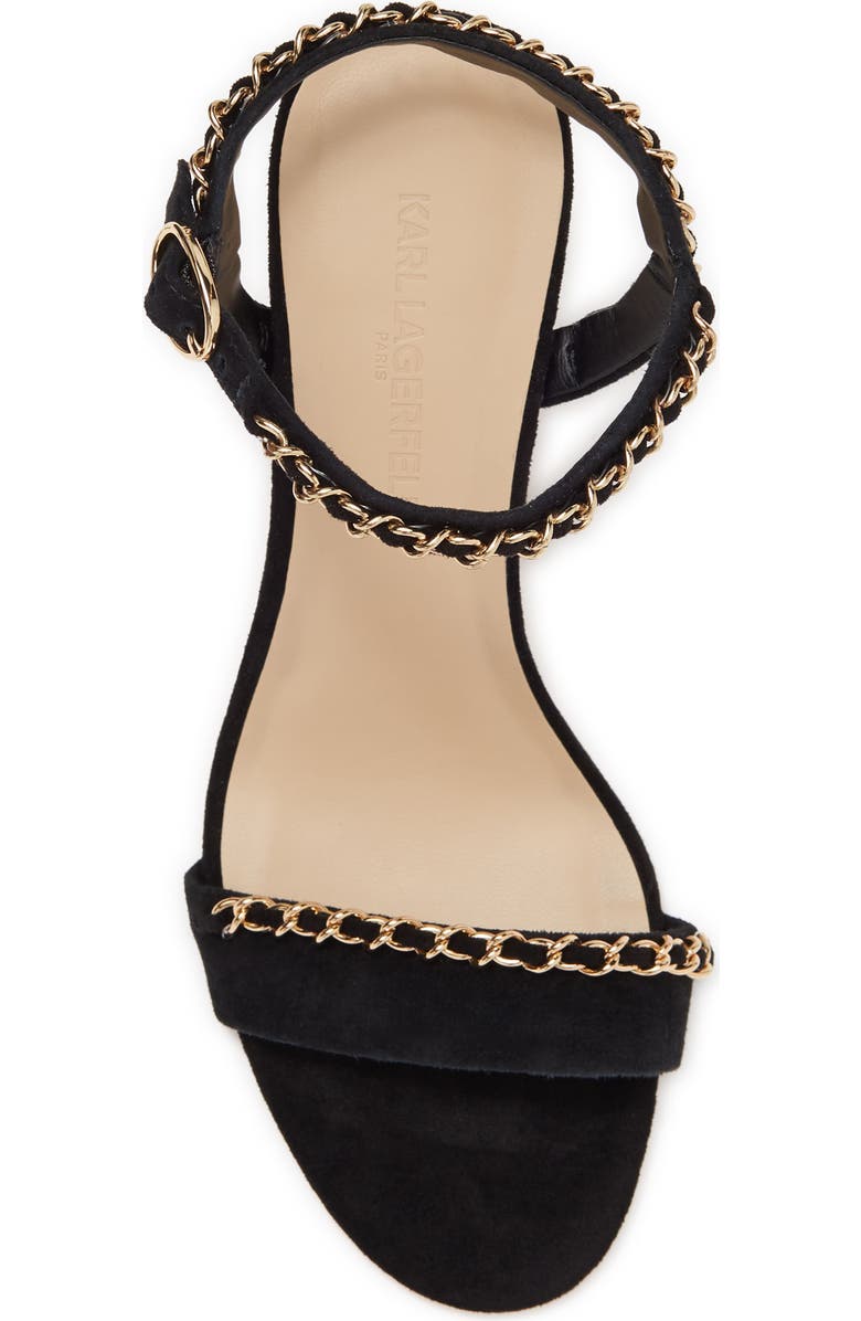 KARL LAGERFELD PARIS Daisy Sandal, Alternate, color,