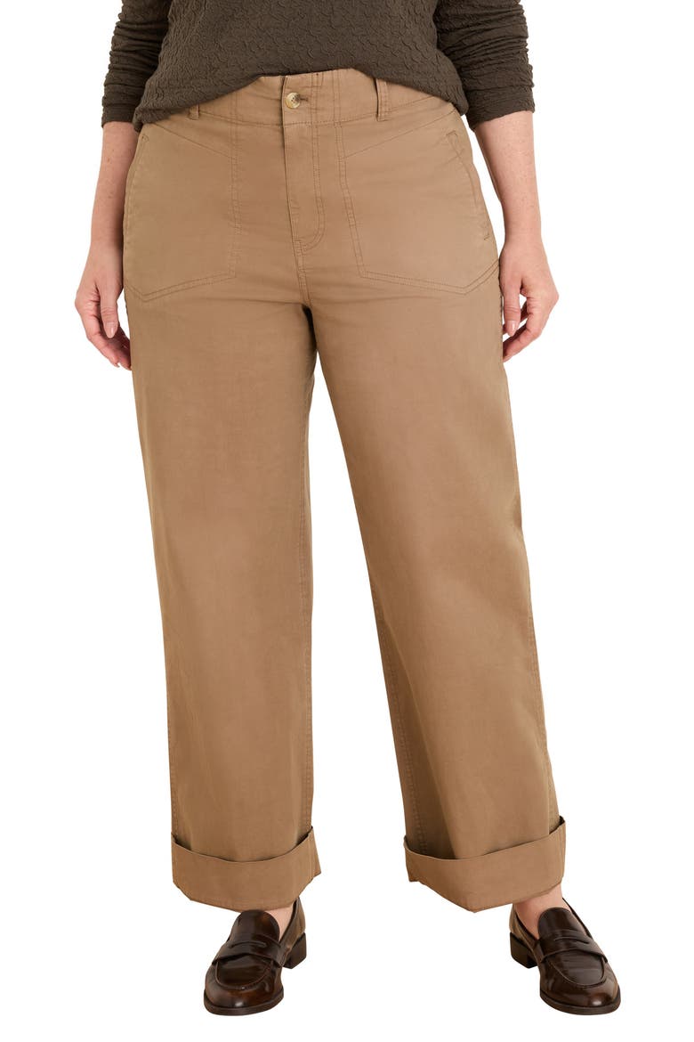 Highland Angled Pocket Wide Leg Pants, Alternate, color, OAK