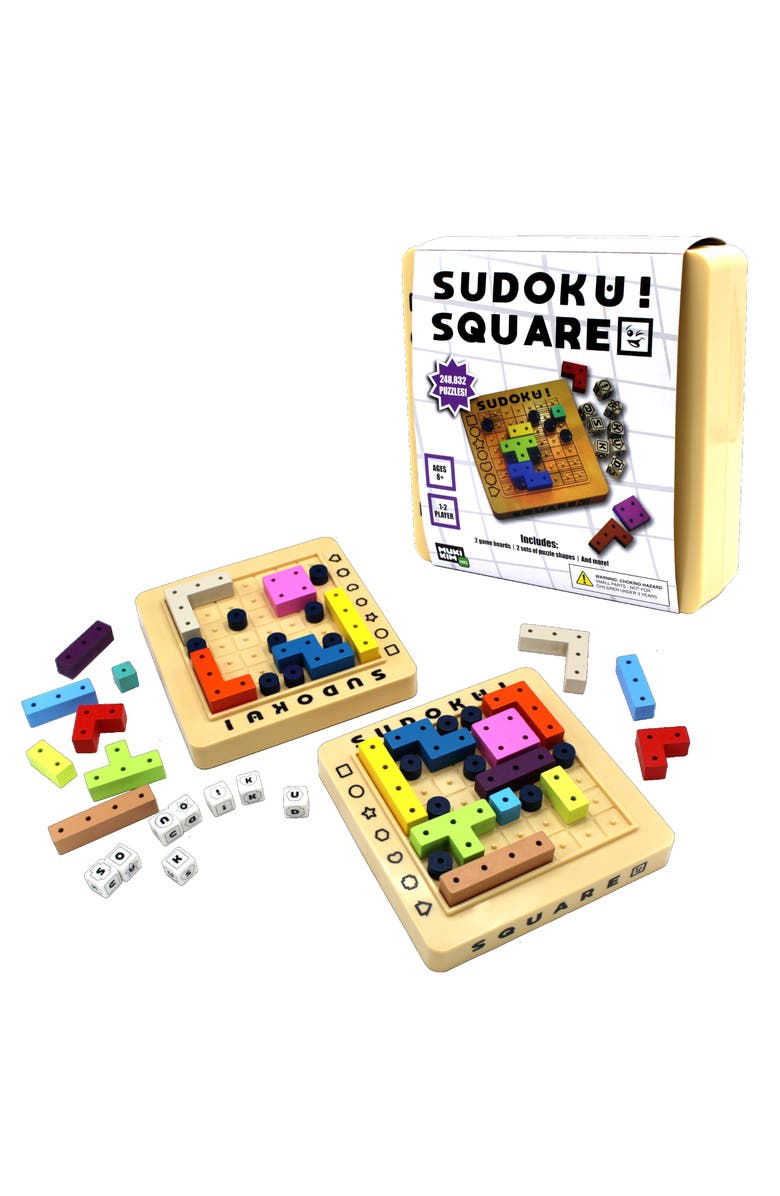 Mukikim Sudoku Square - Sudoku Strategy with a Twist! 248,832 Solutions STEM Genius Game! Roll the Dice & Race Your Opponent. First Player To Complete The Puzzle Wins!, Main, color, Sudoku Square