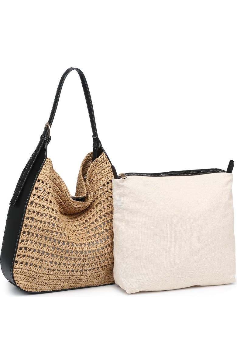 MODA LUXE Savannah Hobo, Alternate, color, Black Natural