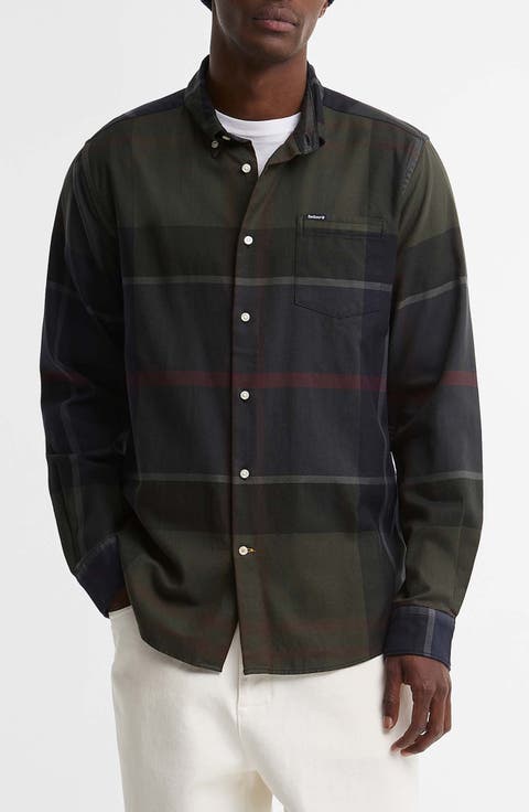 Dunoon Tartan Cotton Button Down Shirt