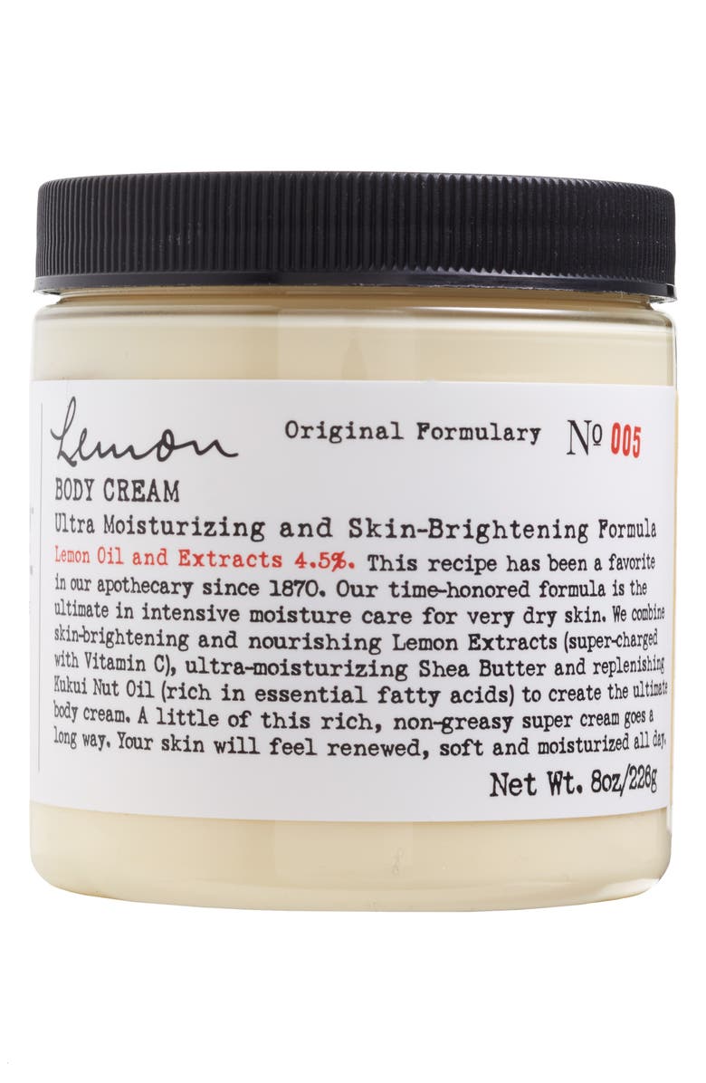 C.O. Bigelow Lemon Body Cream, Main, color, 