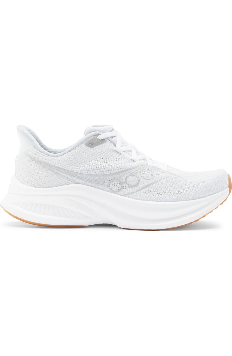 Saucony Endorphin Speed 5 Running Shoe, Alternate, color, White/ Gum