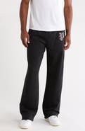 PURPLE BRAND Logo Embellished Cotton Fleece Pants