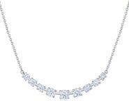 Kwiat Starry Night Diamond Bar Pendant Necklace