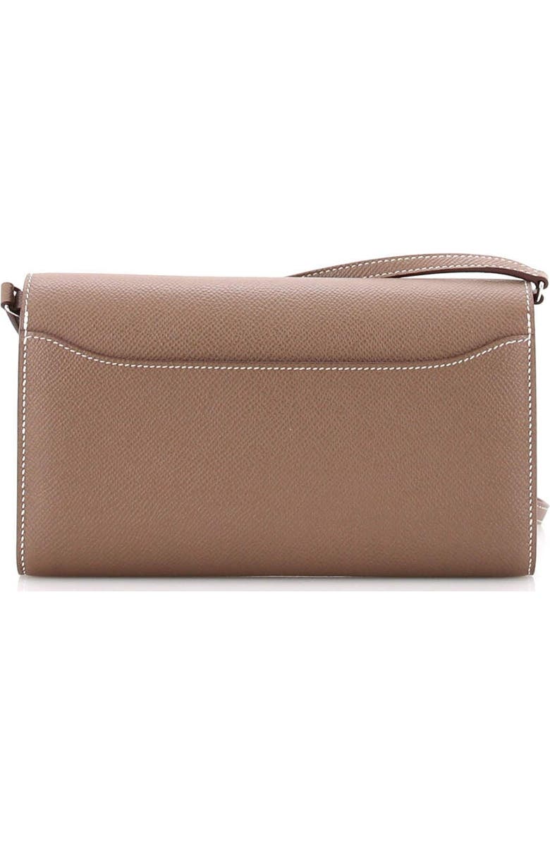 Pre-Owned Hermes Constance To Go Wallet Epsom, Alternate, color, Etoupe