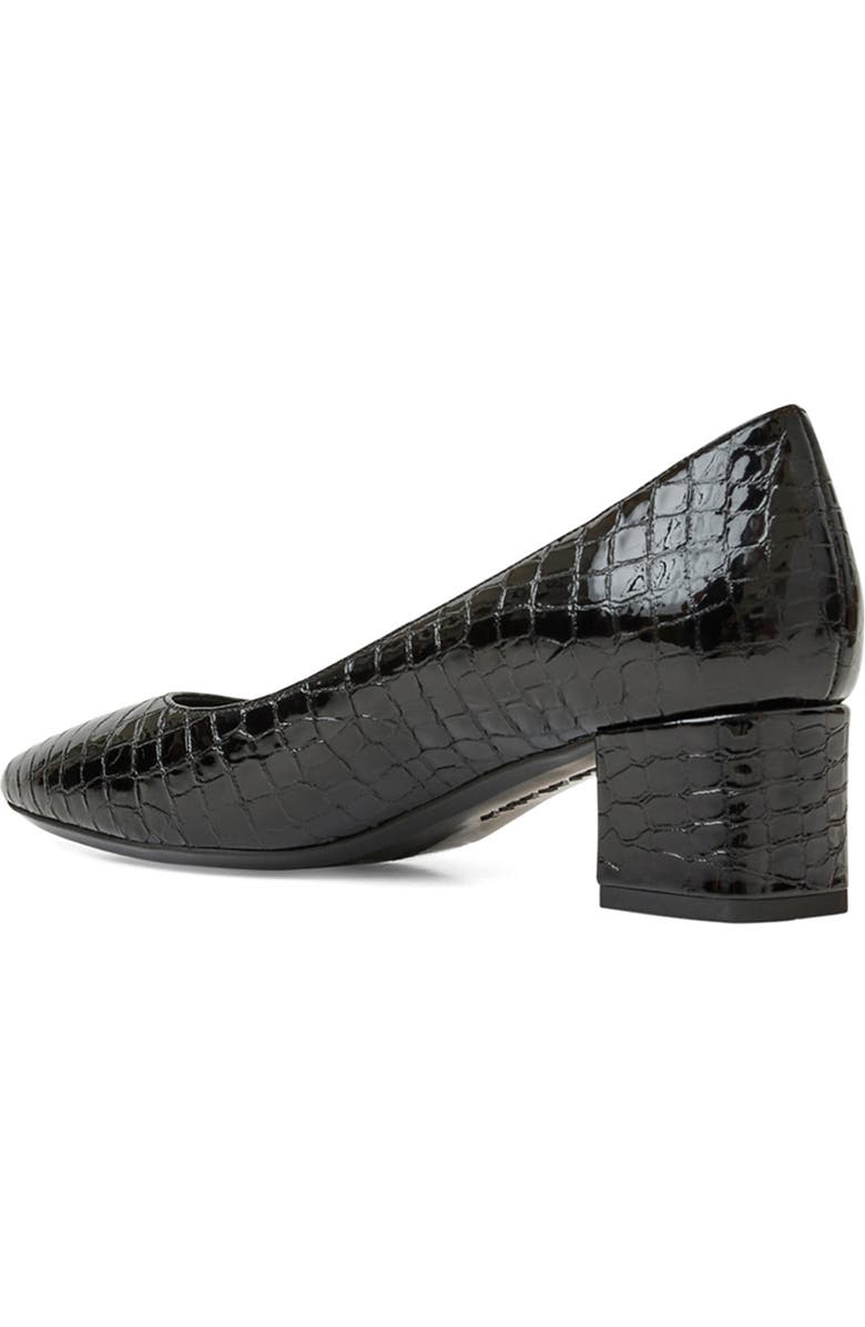 Aquatalia Pasha Weatherproof Pump, Alternate, color, Black Embossed Croc