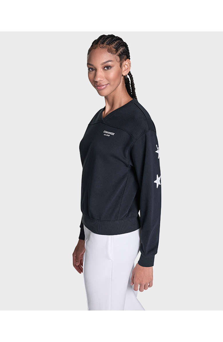 Converse Knock Out Hoodie, Alternate, color, Converse Black