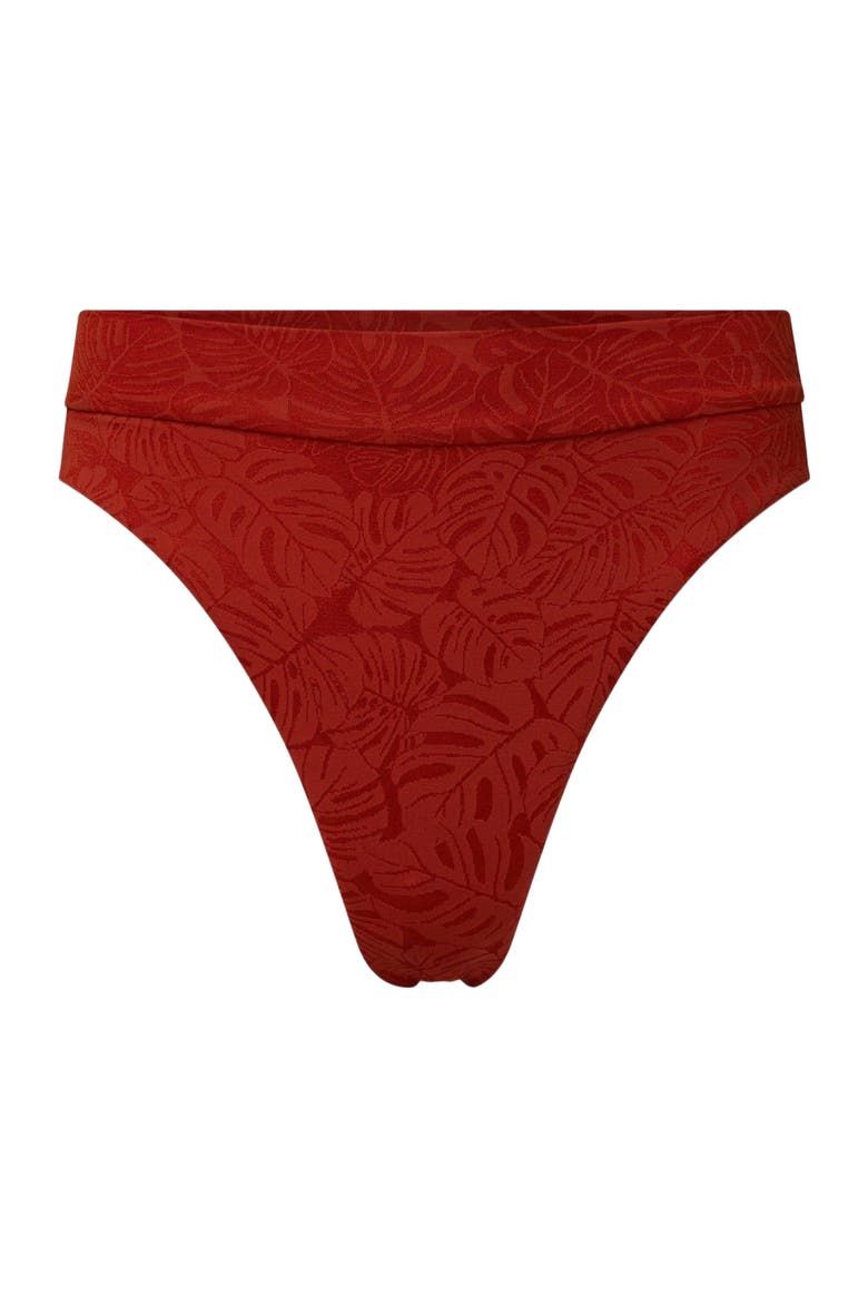 Ivy Bikini Bottom, Alternate, color, DARK RED