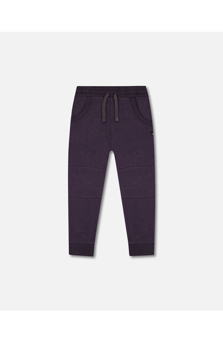 Deux par Deux Baby Boy's Jogger Sweatpants Dark Gray, Main, color,