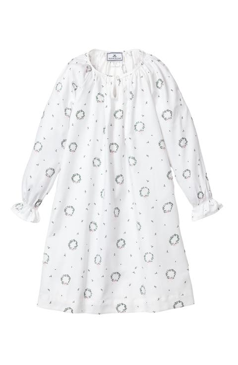 Kids' Delphine Somerset Wreath Cotton Blend Nightgown (Toddler, Little Kid & Big Kid)