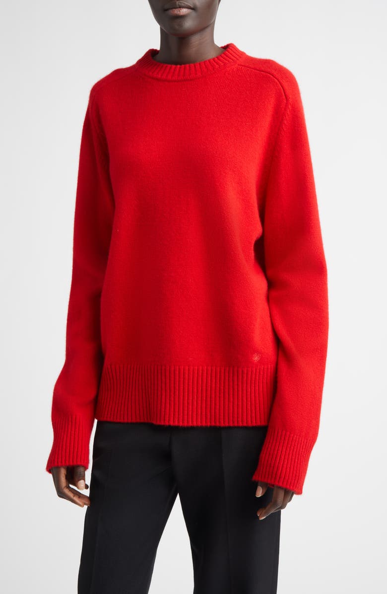 LOULOU DE SAISON Baltra Cashmere Sweater, Main, color, Red