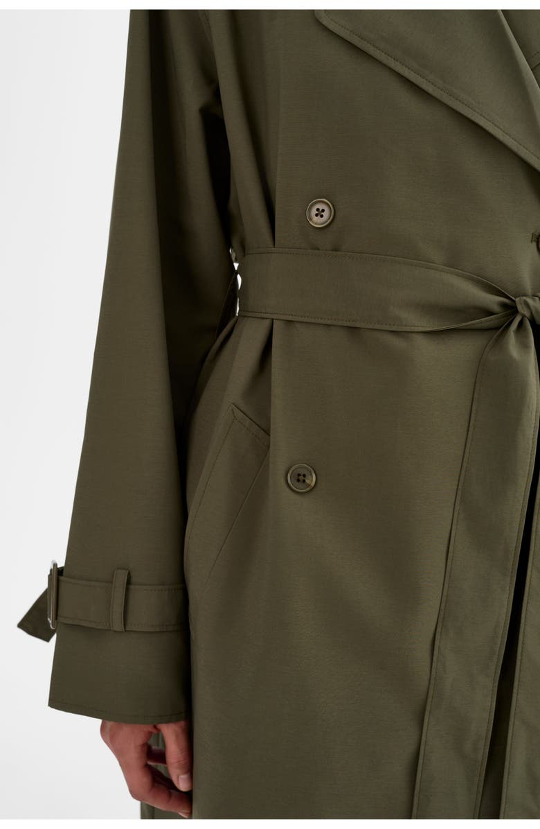 LAMARQUE Colette | Oversized Trench Coat, Alternate, color, Dark Olive