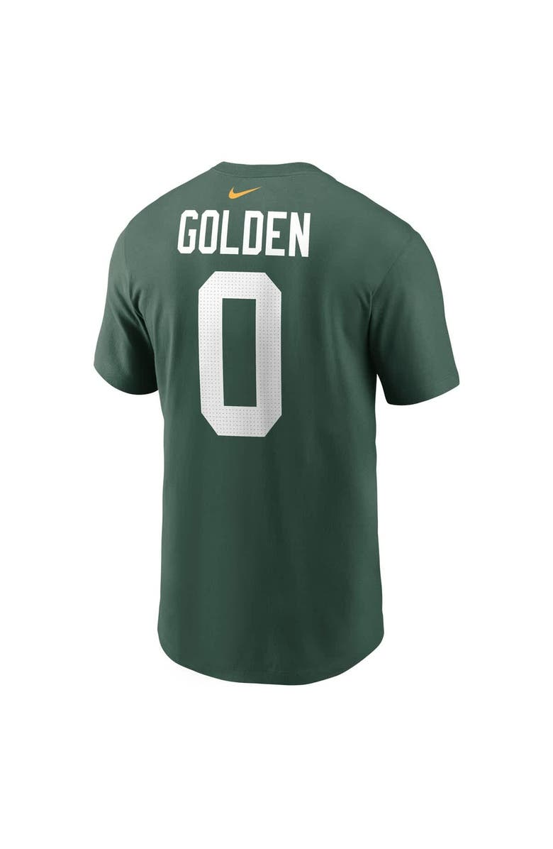 Nike Men's Nike Matthew Golden Green Green Bay Packers Name & Number T-Shirt, Alternate, color, Green