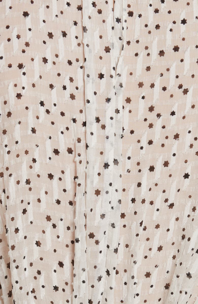 Rebecca Taylor Star Tie Silk Blend Blouse, Alternate, color, 