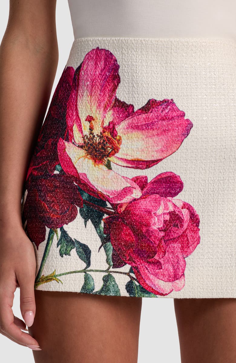 Alice + Olivia Rubi Low Rise Miniskirt, Alternate, color, 