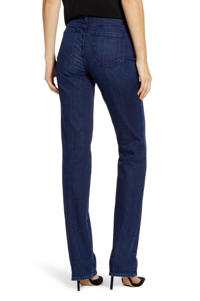 Marilyn Stretch Straight Leg Jeans, Alternate, color, DENSLOWE