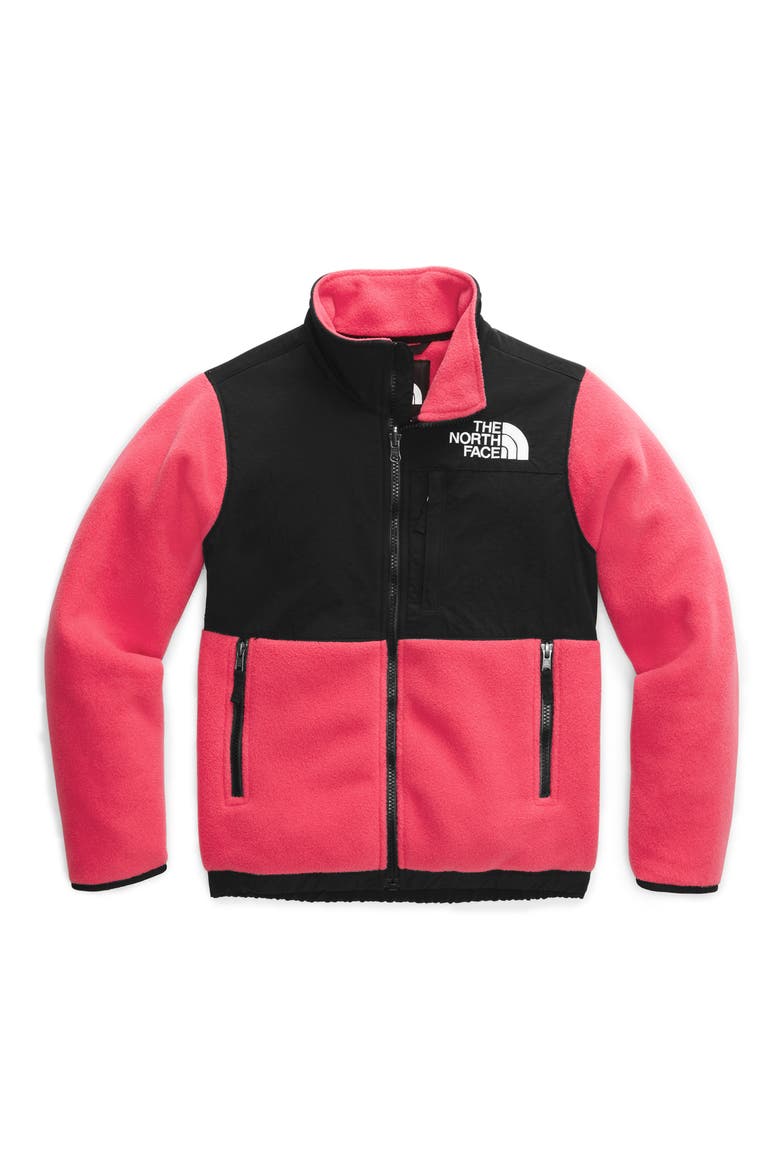 Kids' Retro Denali Jacket, Main, color, TNF RED HOLIDAY 2 PLAID PRINT