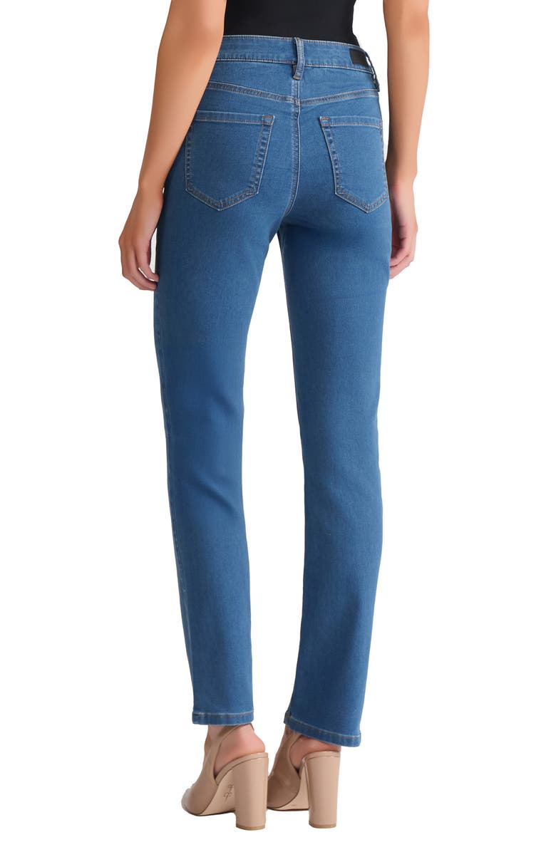 Jones New York Lexington Straight Leg Jeans, Alternate, color, Oasis Wash