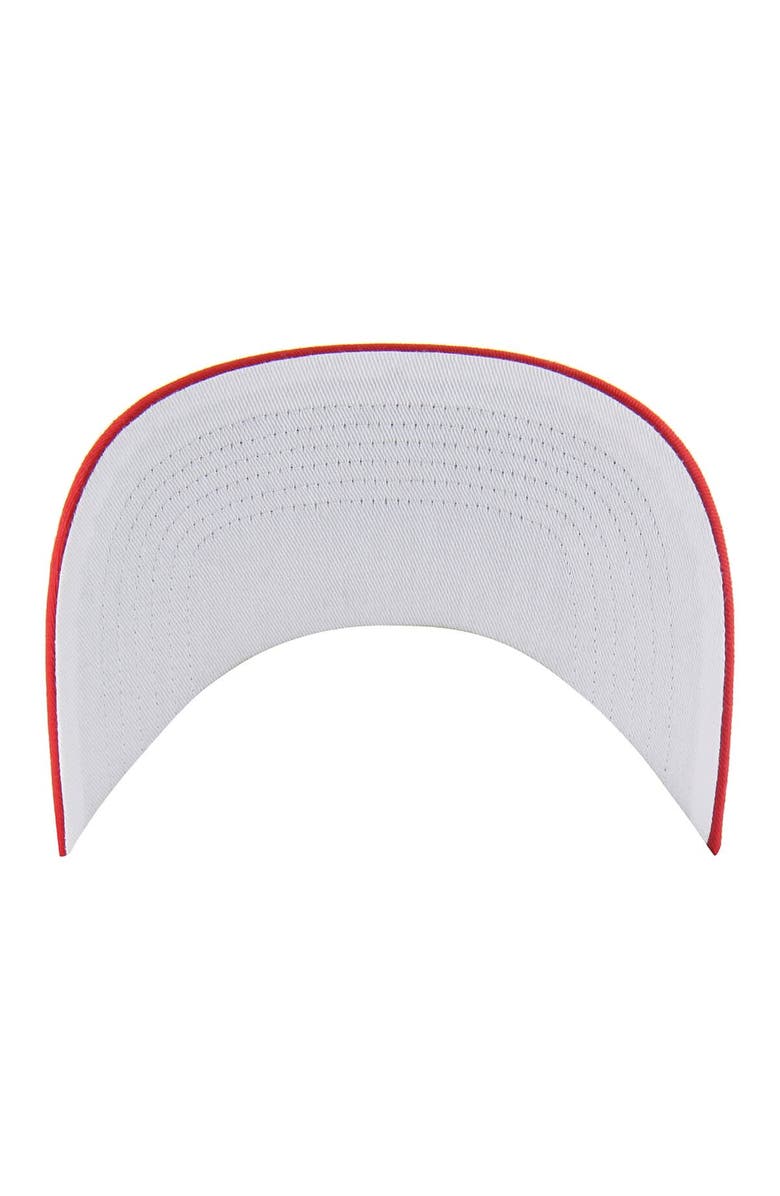 '47 Men's '47  White/Red Talladega Superspeedway Diamond Cut Hitch Adjustable Hat, Alternate, color, White