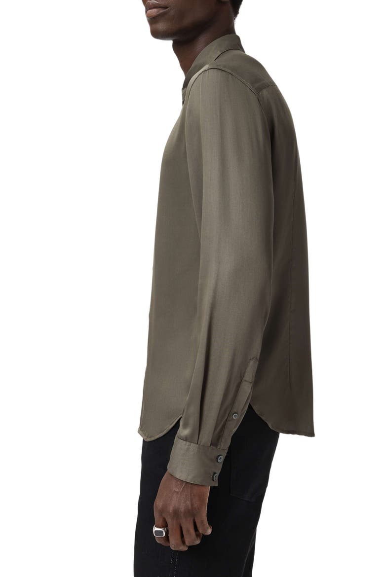 Ross Button-Up Shirt, Alternate, color, TEAKWOOD