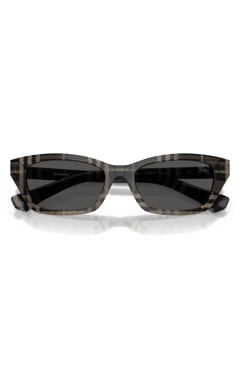 Burberry 52mm Rectangular Sunglasses, Alternate, color, 