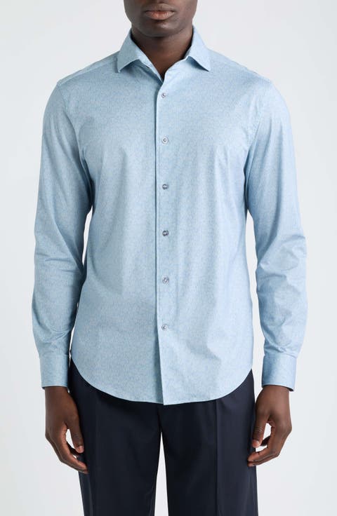 Devon OoohCotton® Print Button-Up Shirt