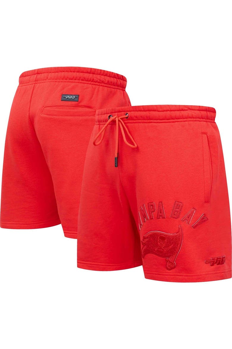 Men's Pro Standard Tampa Bay Buccaneers Triple Red Shorts, Main, color, Red