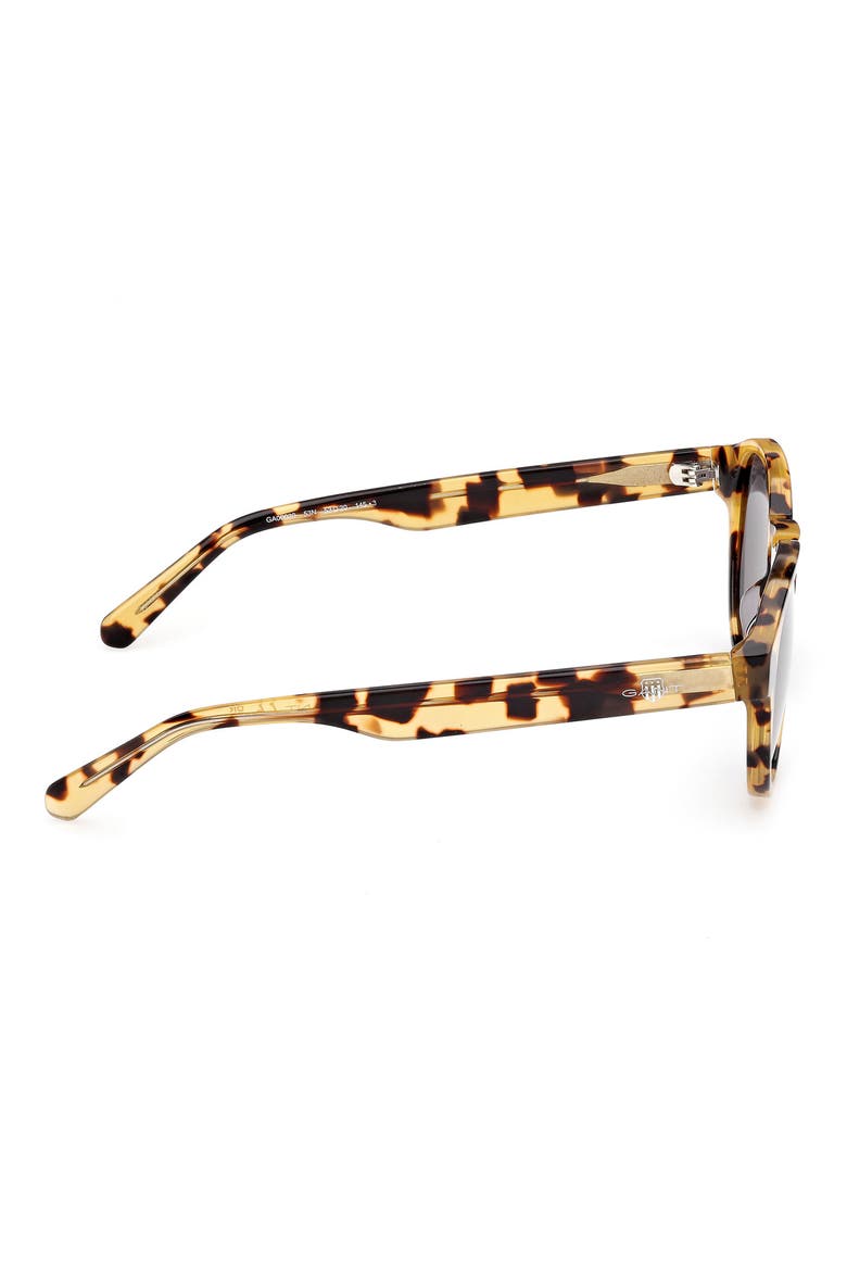 Round Sunglasses, Alternate, color, BLONDE HAVANA / GREEN