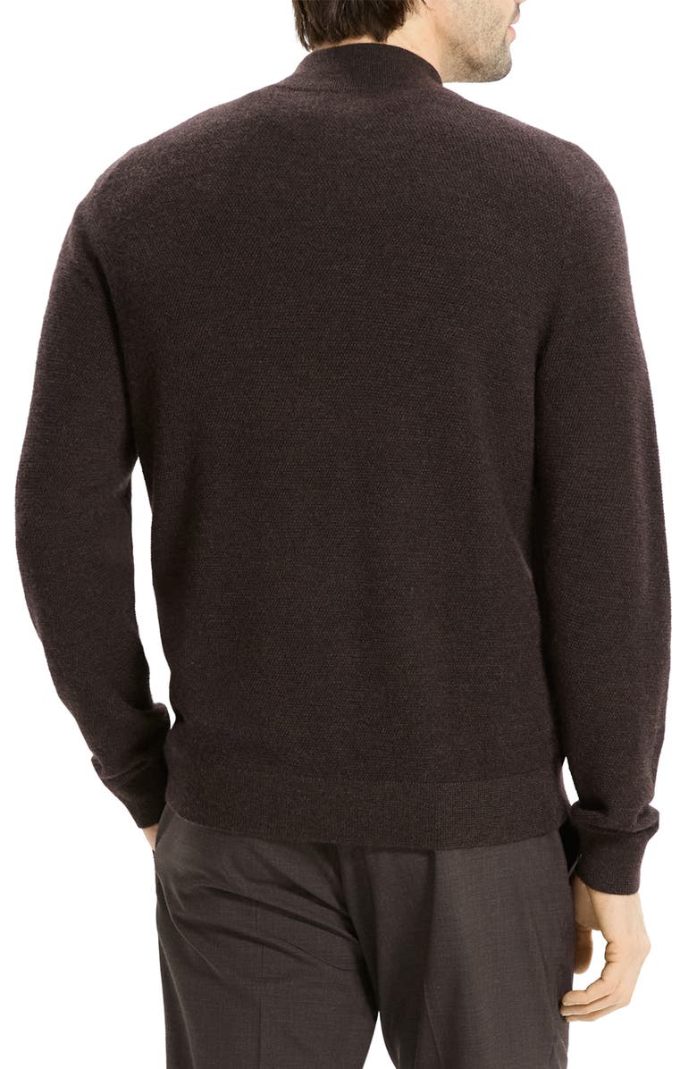 Theory Cyr Cashmere Cardigan, Alternate, color, Brownwood Melange