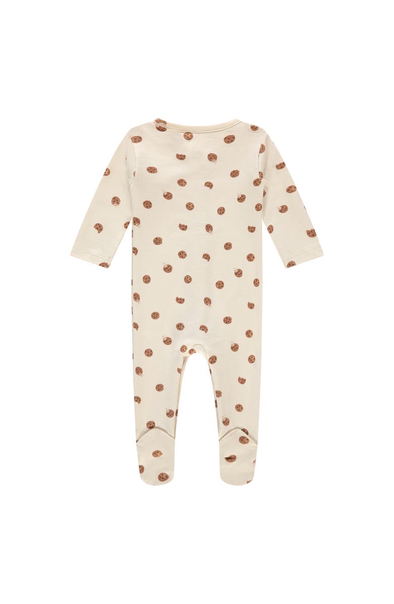 BABYFACE Allover Cookie Footie, Alternate, color, Snow