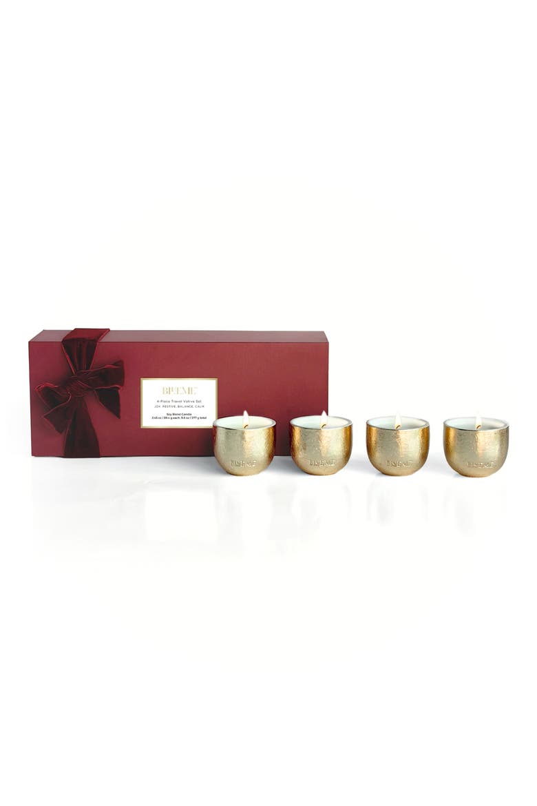 Holiday 4-Piece Travel Votive Set, Main, color, NO COLOR