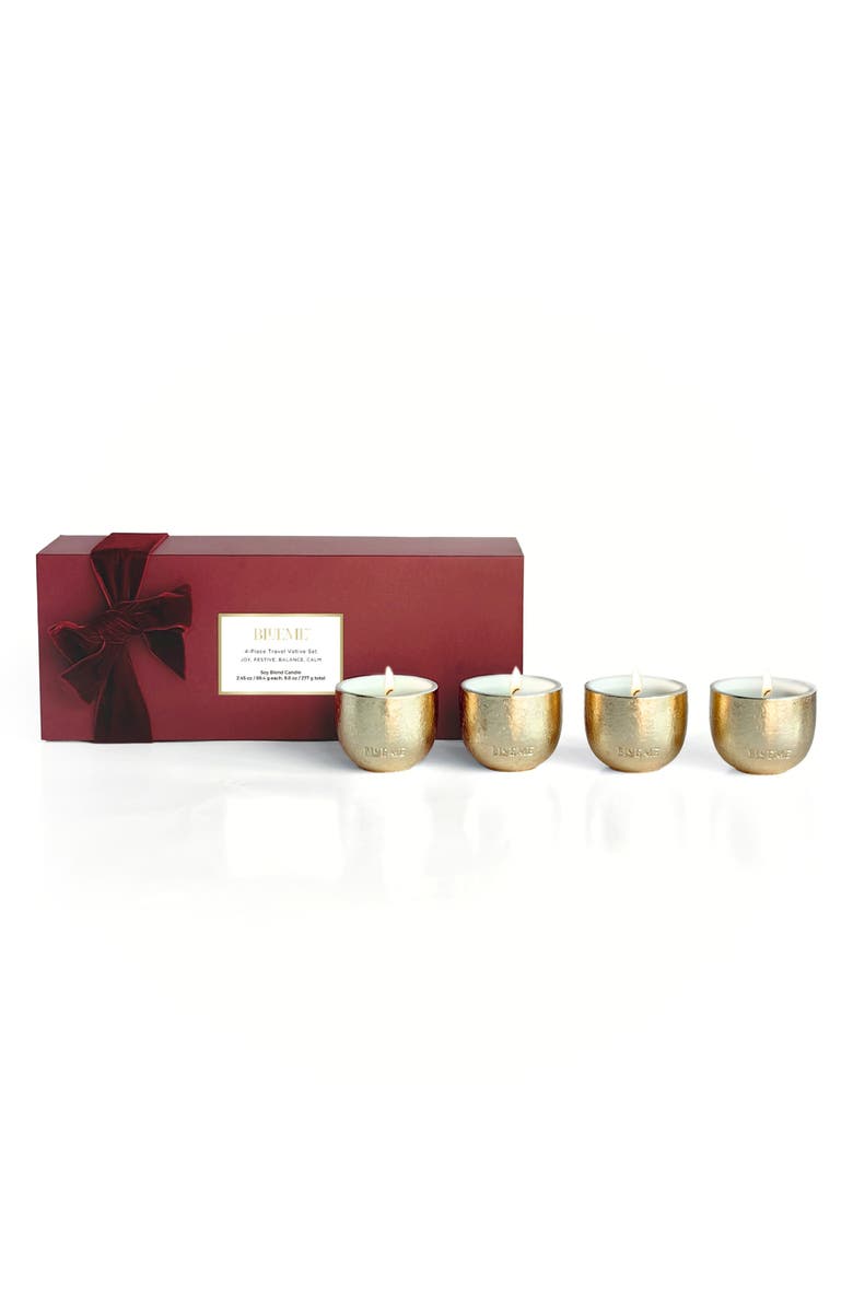 Blueme Holiday 4-Piece Travel Votive Set, Main, color,