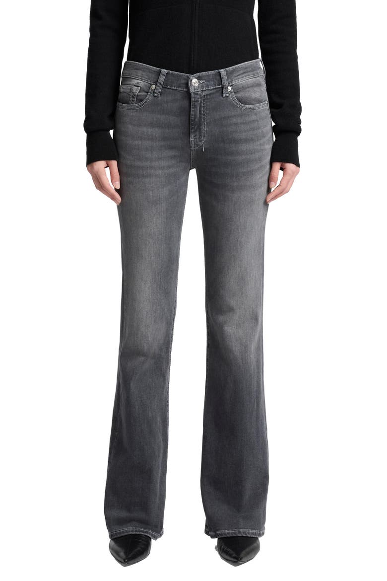 Dojo Tailorless Mid Rise Flare Jeans, Main, color, QUINCY