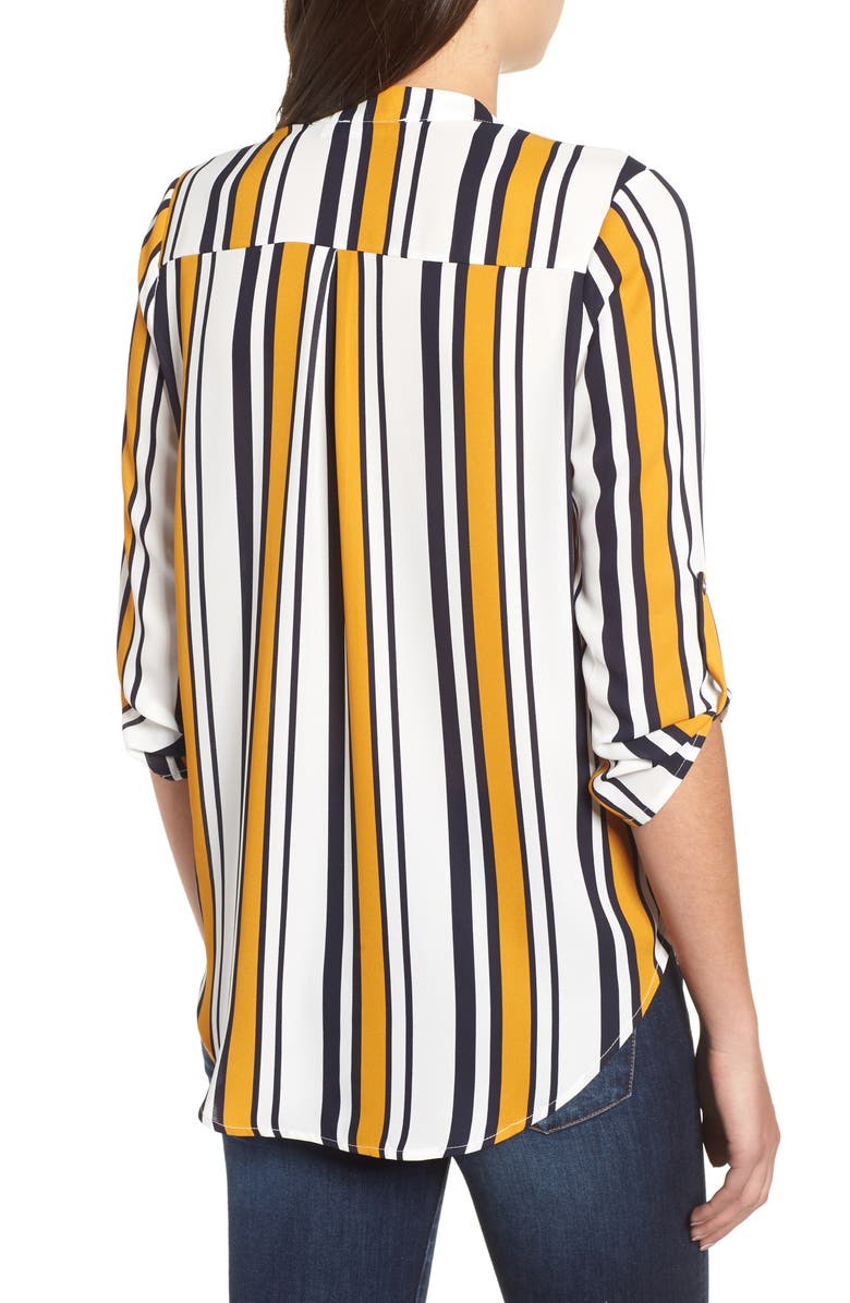 All in Favor Roll Tab Sleeve Woven Shirt, Alternate, color,