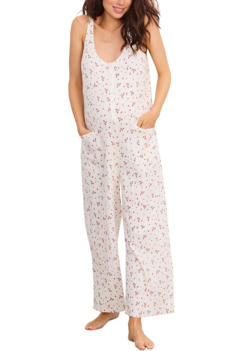 The All Tri Jumpsuit, Alternate, color, Watercolor Rosette